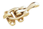 SailboatStuff Polished Brass & Chrome Draw-Clamp Latch