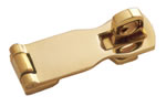 SailboatStuff Polished Brass & Chrome Standard Swivel Eye Hasp