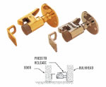 SailboatStuff Brass & Stainless Steel Door Holders with Cushion
