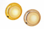 SailboatStuff Brass, Titan Tuff Gold & Stainless Steel Scandinavian Design 8-inch Xenon Dome Light