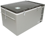 Front View of MT60 Portable Top-Opening 12/24V DC 120V AC Fridge-Freezer by Engel