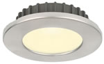 Hatteras Satin Nickel Recessed PowerLED Warm White Downlights by Imtra Marine Lighting