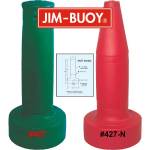 Red Channel Nun Buoys by Jim Buoy