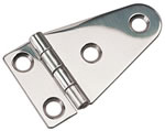 Sea-Dog Polished Stamped 304 Stainless Steel 6-Inch Strap Hinges