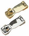 Sea-Dog Polished Cast Brass or Chrome (over Cast Brass) Swivel Hasps