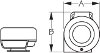 Sea-Dog Single Mini Compact Horn Diagram
