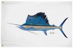 Taylor Made Products Carey Chen Sailfish Offshore Boat Flag