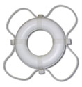Taylor Made Products White Life Rings with White Rope